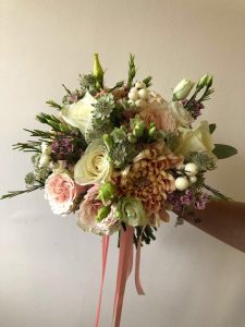Vintage wedding flower bouquet