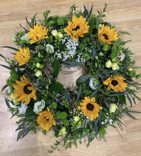 Sunflower Wreath