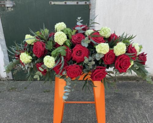 Red Rose double ended spray