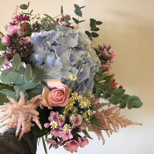 Pretty pinks and blues