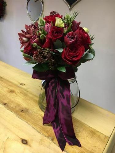 Red rose wedding