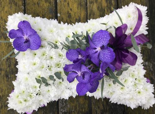 Purple Orchid Pillow
